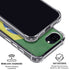 Brazil Flag Distressed iPhone 16e Clear Case